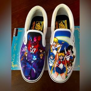 Sailor Moon Vans. Brand new, never worn. Size 8 1/2W